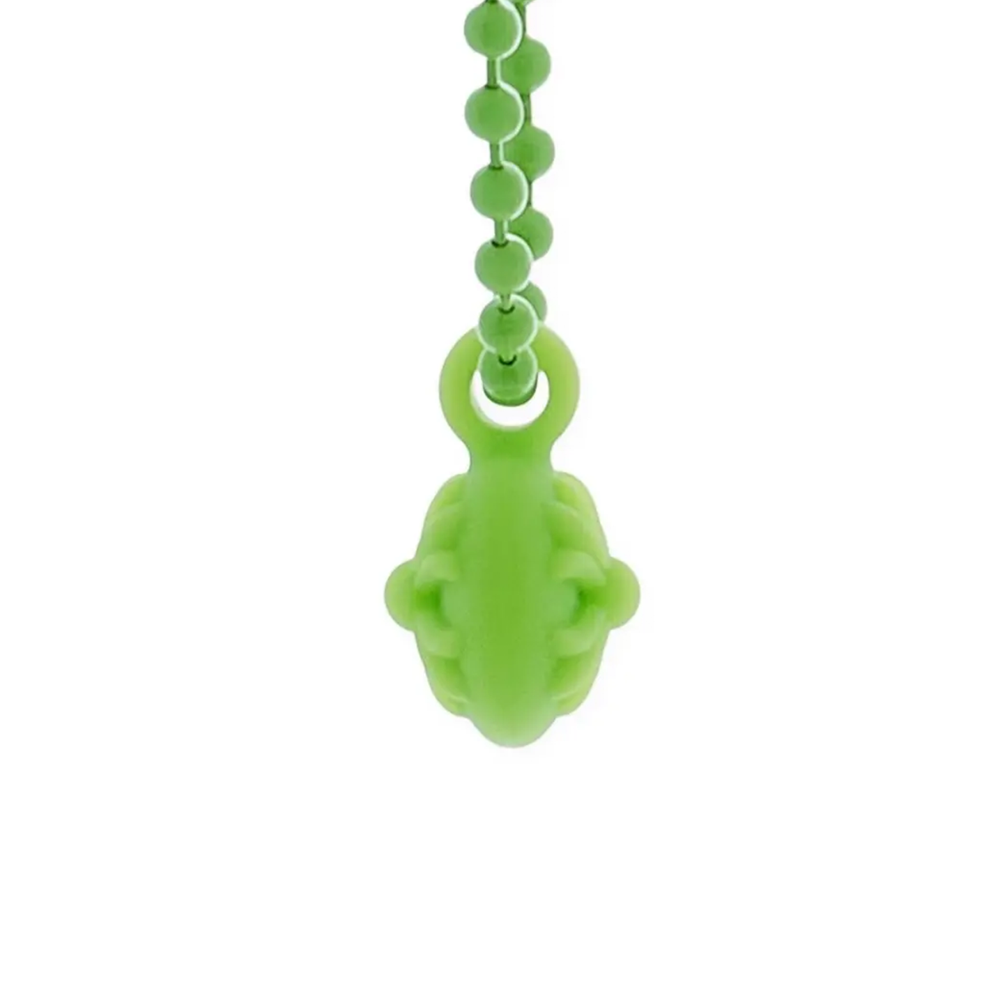 Chrome Hearts Cross Ball Silicone Necklace Green