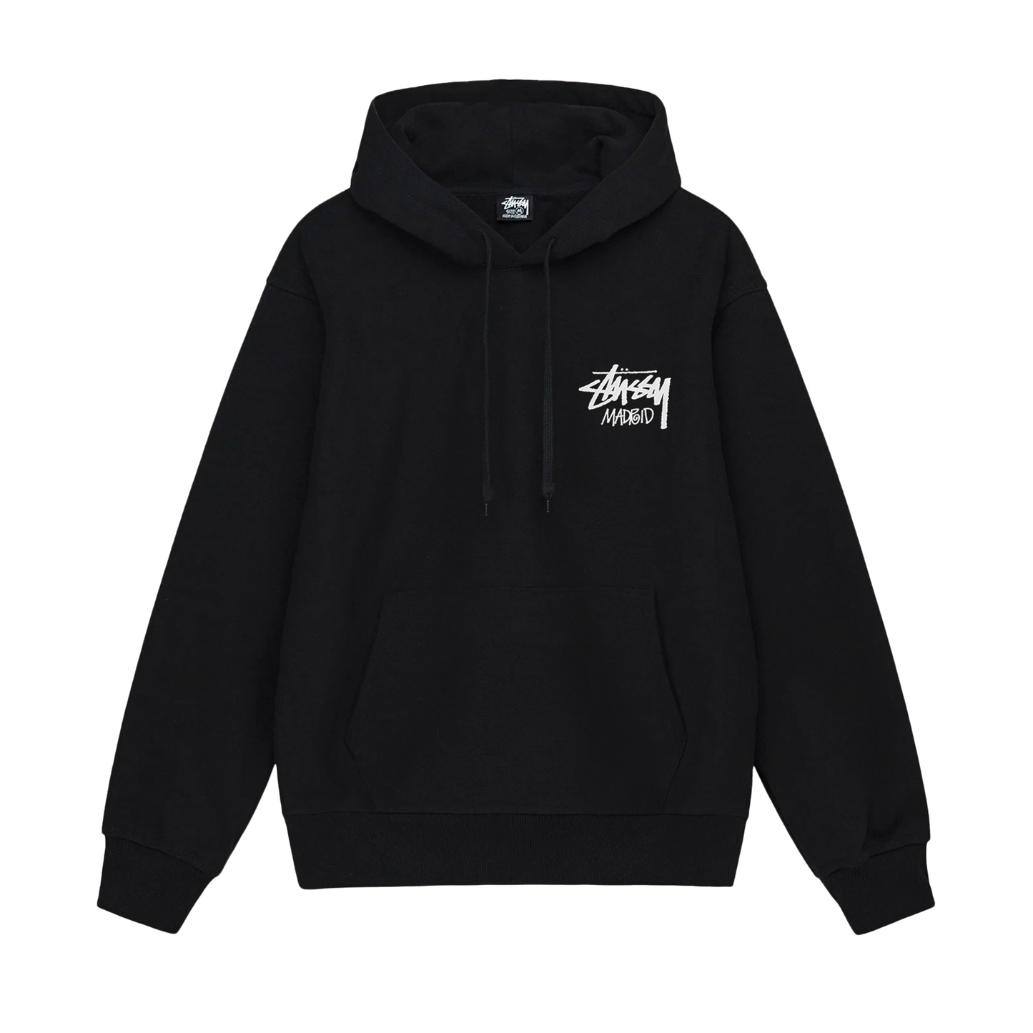 Stussy Stock Madrid Hoodie Black [USED] - M (Used)