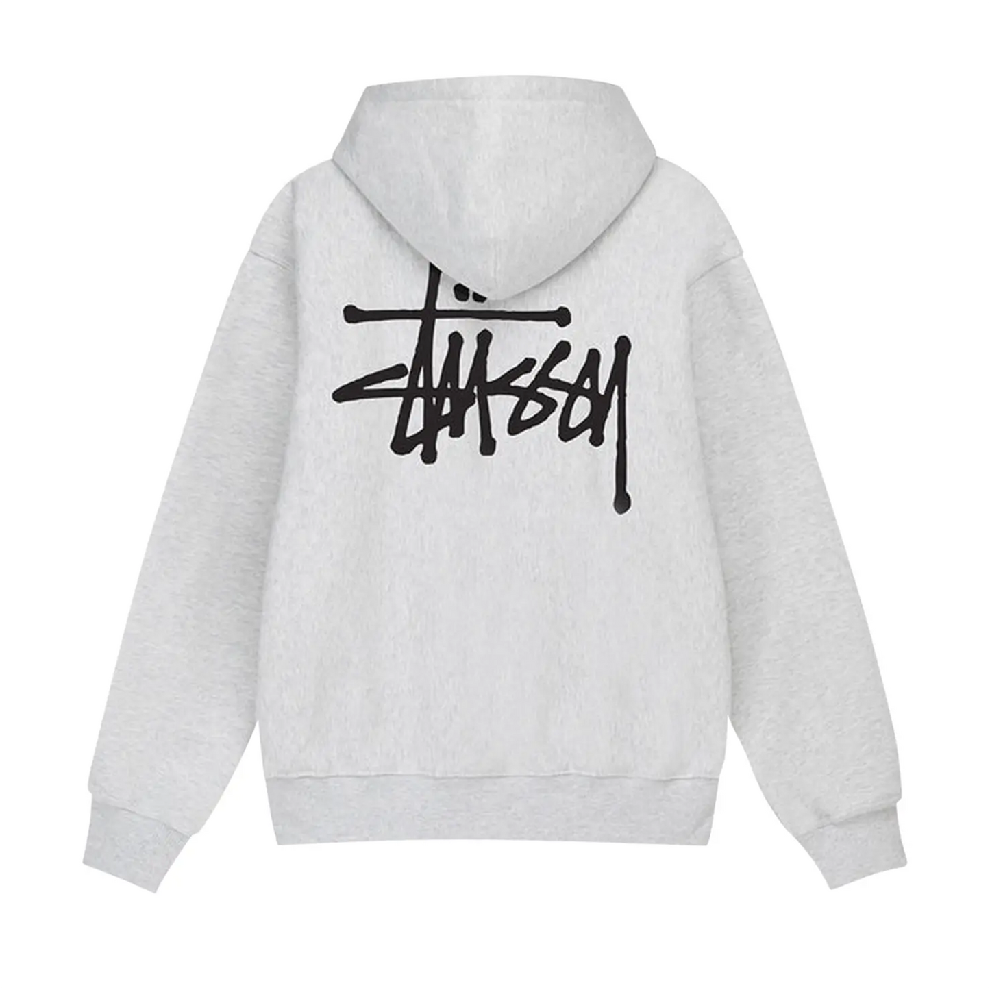 Stussy Basic Zip Hoodie Ash Heather [USED] - M (Used)