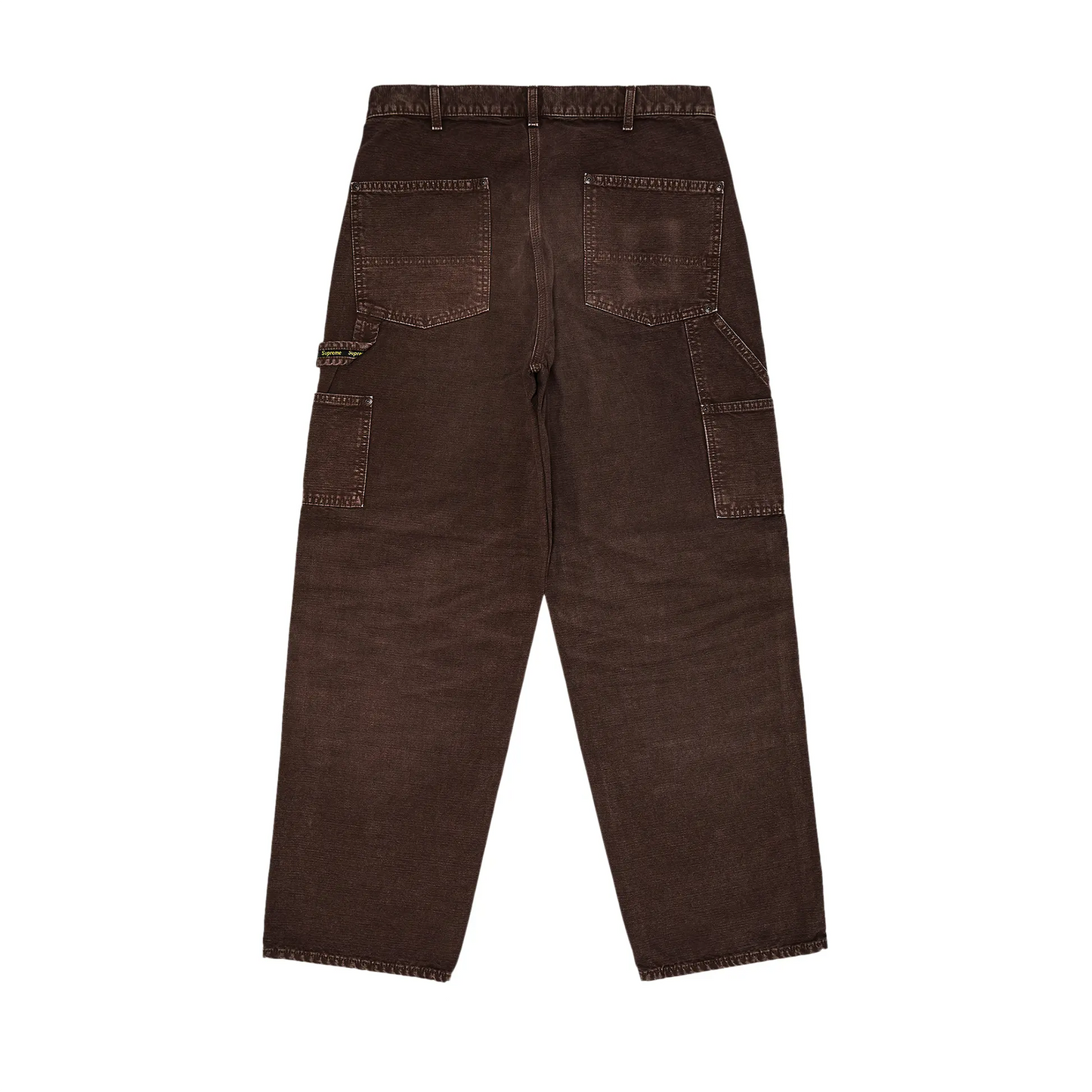 Supreme Worn Double Knee Painter Pant Brown - 36