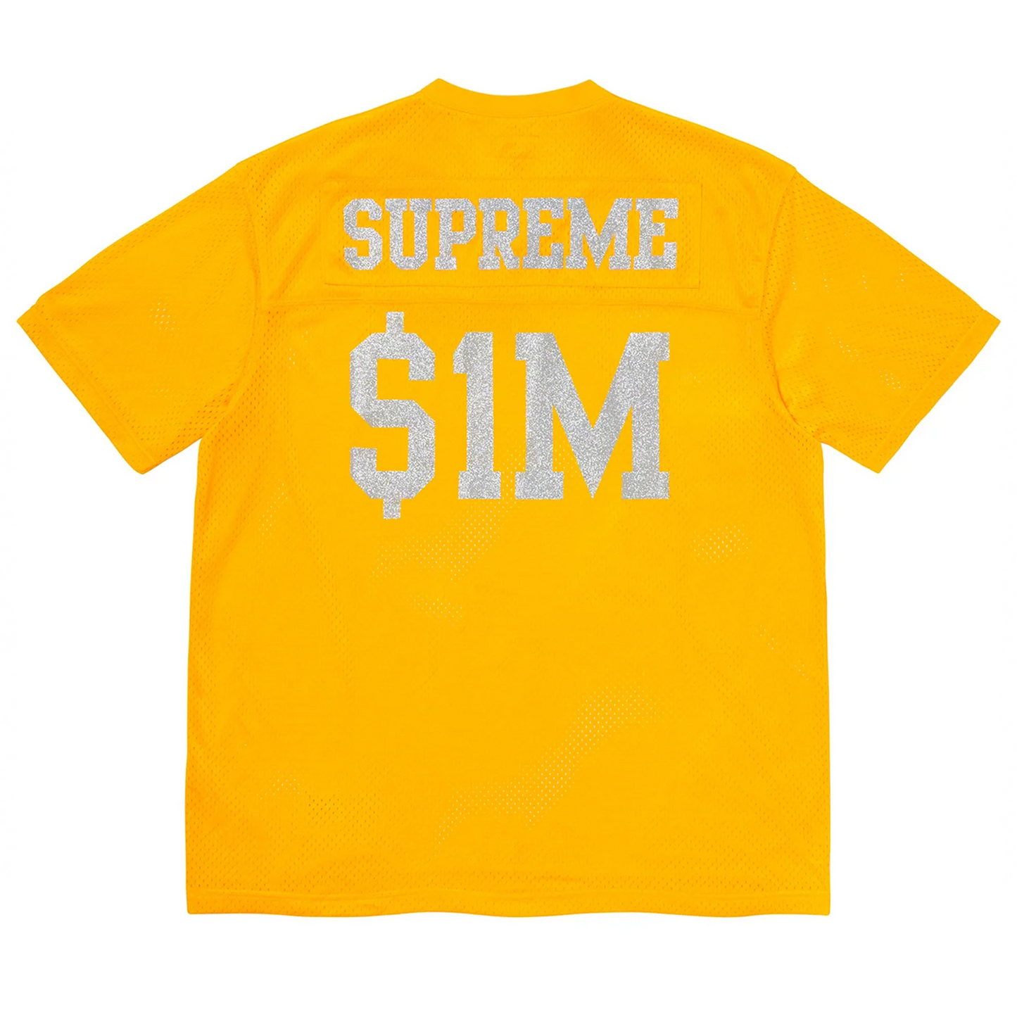 Supreme Glitter Football Top Yellow [USED] - M (Used)