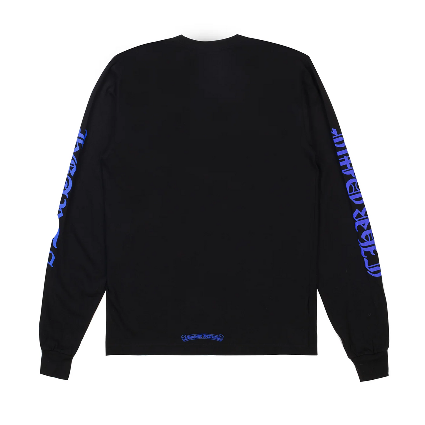 Chrome Hearts 1988 Neck Logo Long Sleeve T-shirt Black/Blue