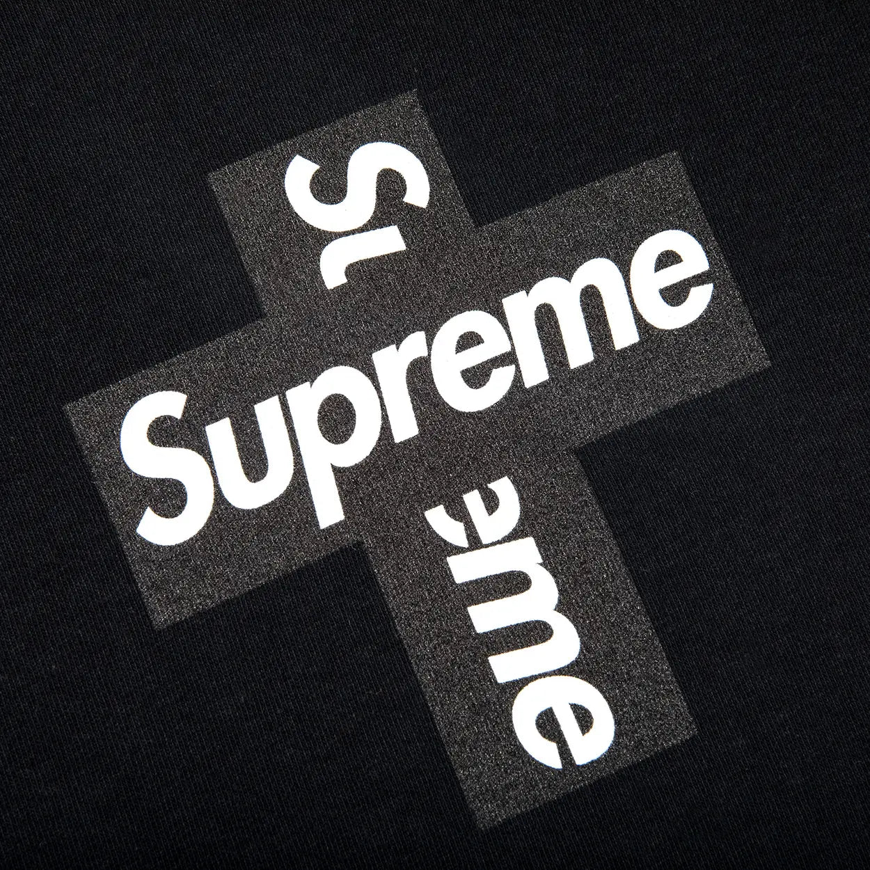 Supreme Cross Box Logo Tee Black [USED] - M (Used)
