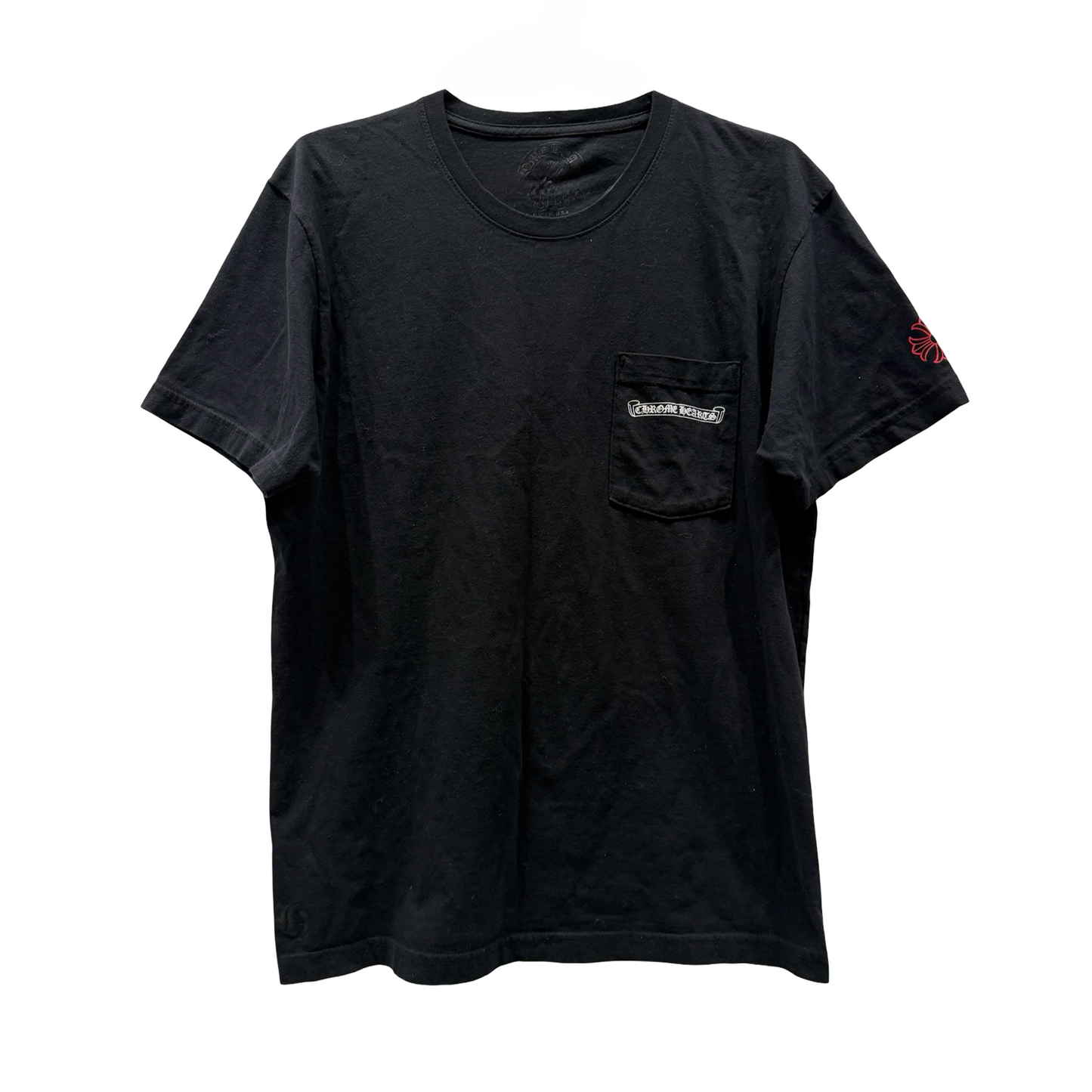 Chrome Hearts NYC Exclusive Scroll Logo Tee Black