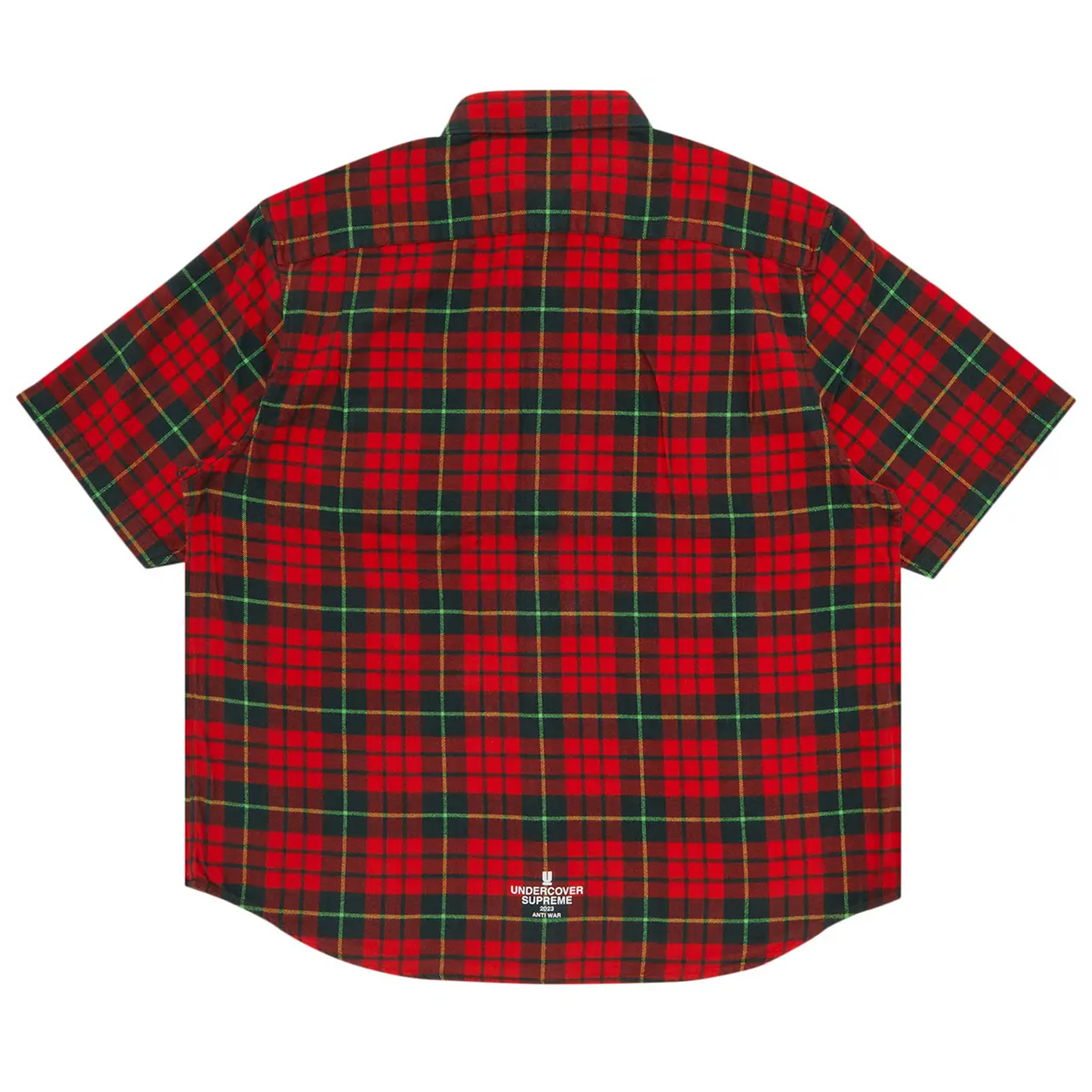 Supreme UNDERCOVER S/S Flannel Shirt Red Plaid [USED] - L (Used)