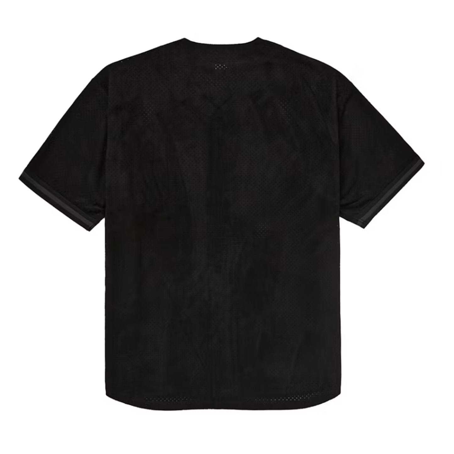 Supreme Ultrasuede Mesh Baseball Jersey Black