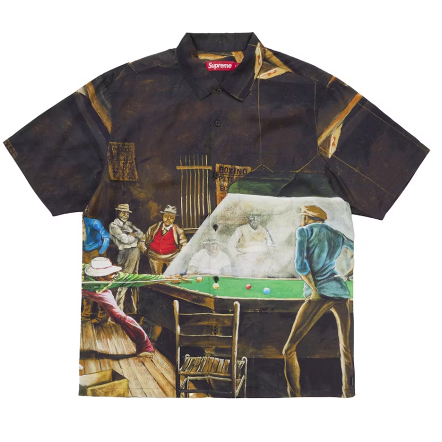 Supreme Ernie Barnes S/S Shirt Pool Hall [USED] - S (Used)