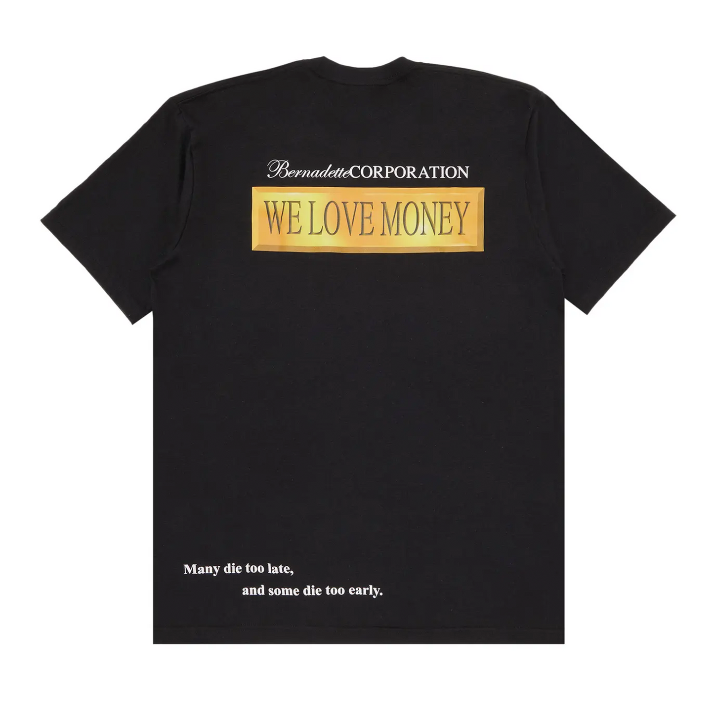 Supreme Bernadette Corporation Money Tee Black [USED] - M (Used)