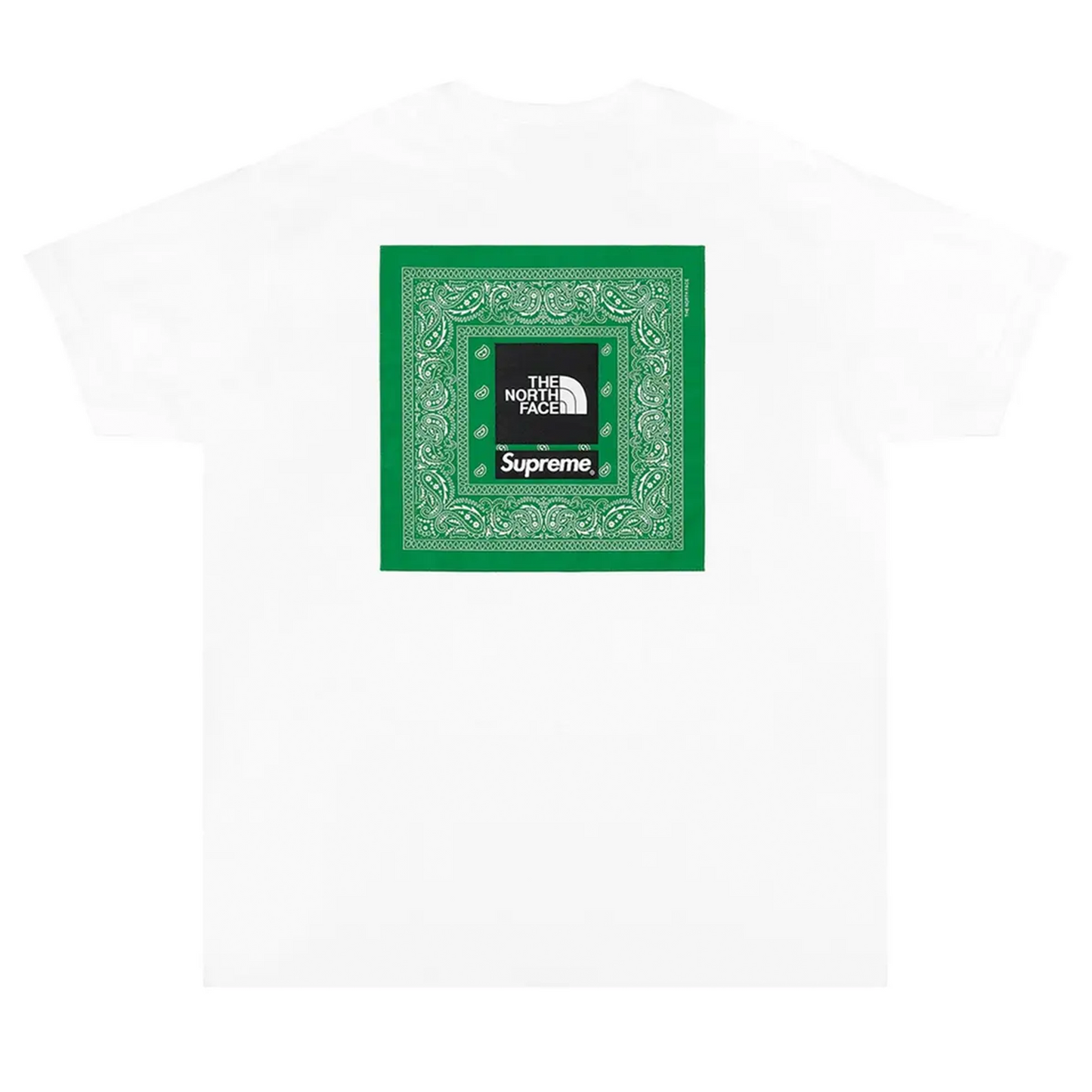 Supreme x The North Face Bandana Tee 'White' [USED] - XL (Used)