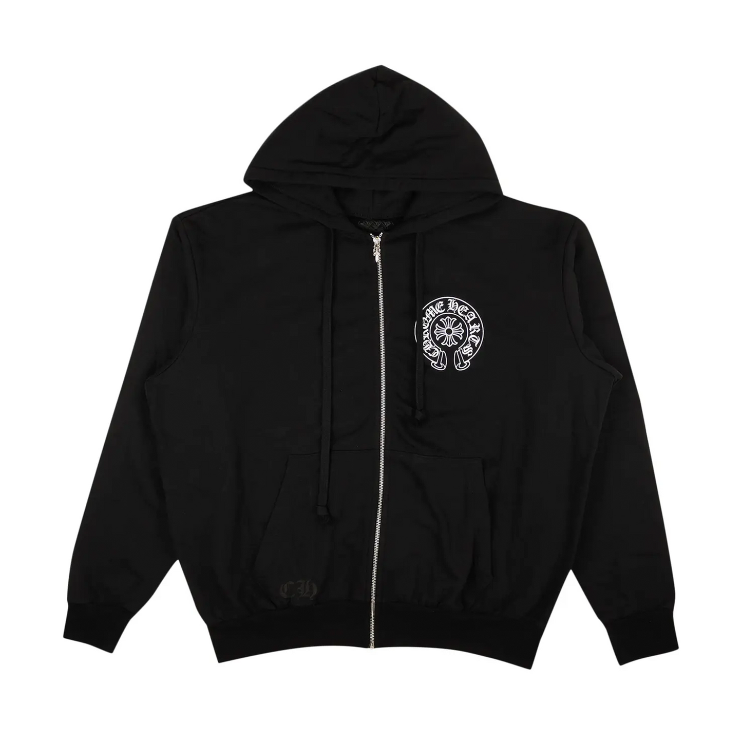 Chrome Hearts Los Angeles Zip-Up Hoodie Sweatshirt 'Black' [USED] - XXL (Used)