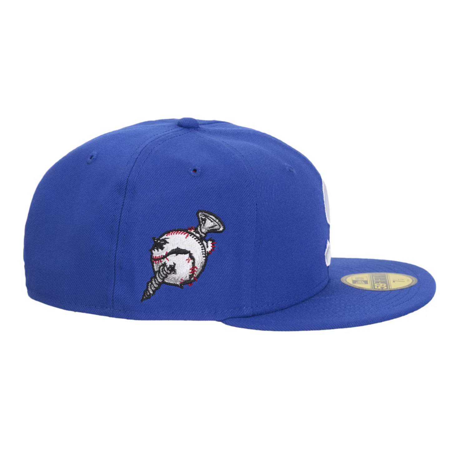 Supreme Screw Ball S Logo New Era 59Fifty Fitted Hat Royal