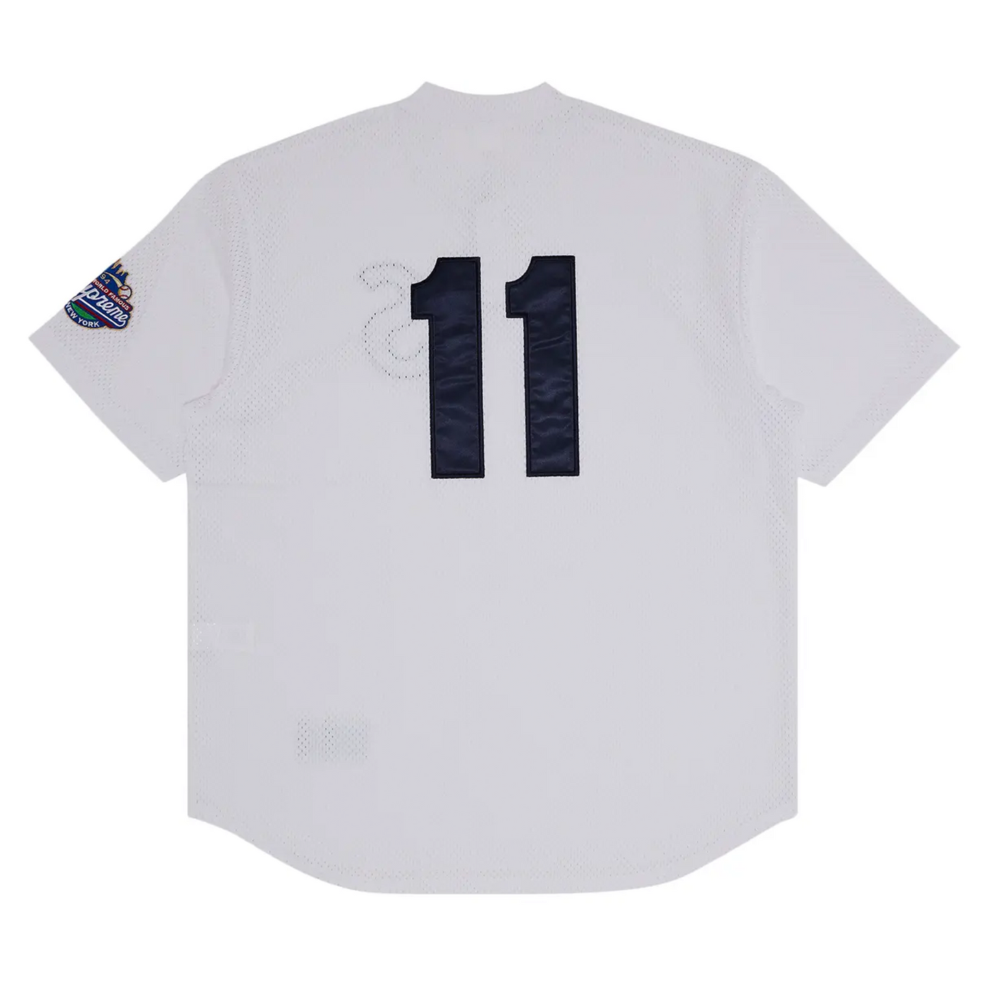 Supreme S Logo Baseball Henley (SS25) White