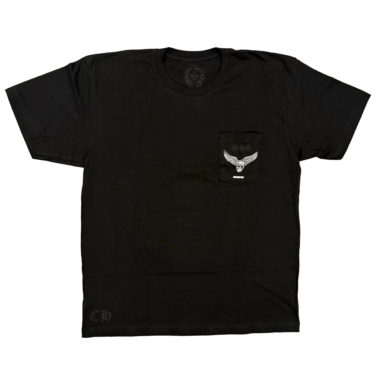 Chrome Hearts Foti Aerosmith Yungblood Cross Pocket T-Shirt Black