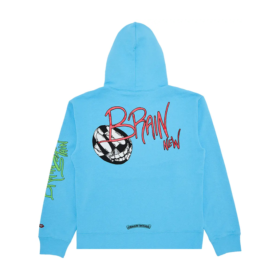 Chrome Hearts Matty Boy Brain Hoodie Blue