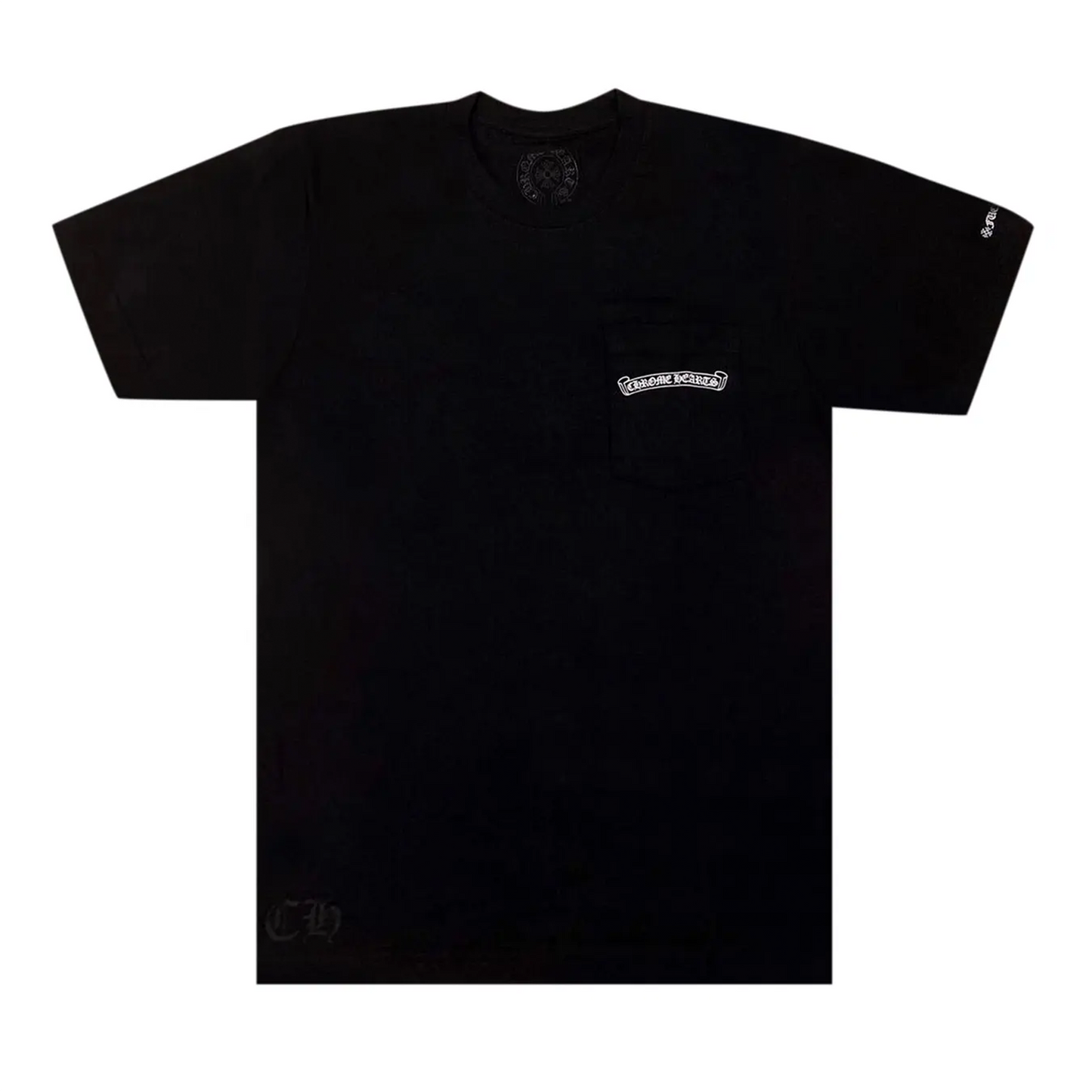 Chrome Hearts Scroll Logo T-shirt Black