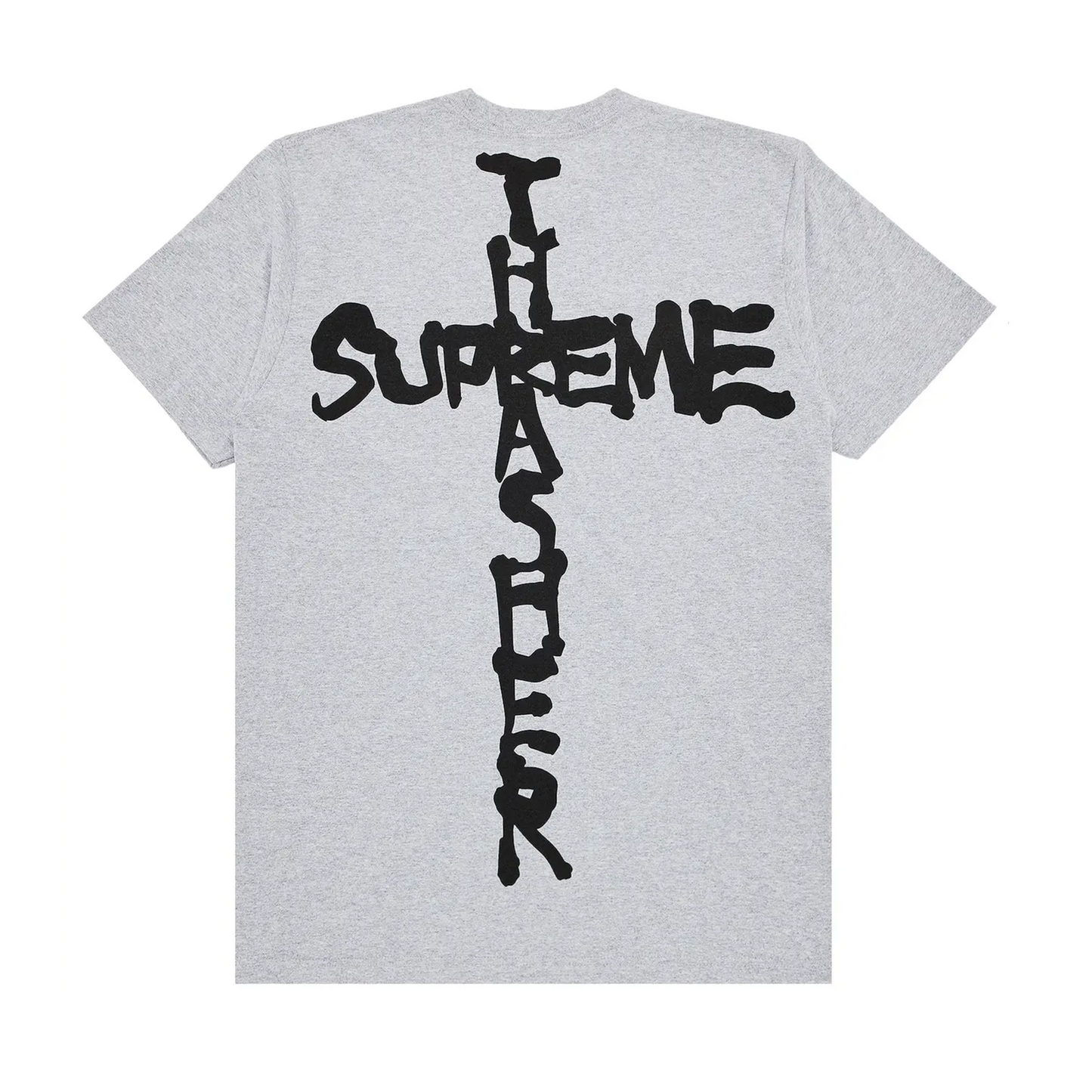 Supreme x Thrasher Cross Tee Heather Grey