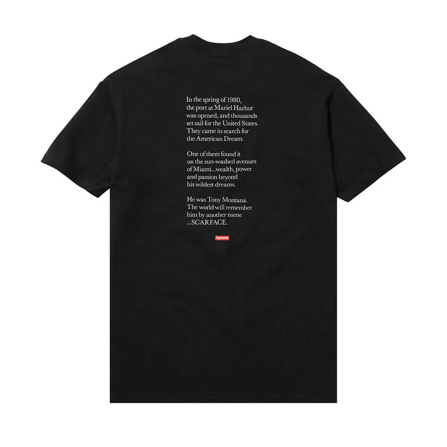 Supreme Scarface Tee 'Black' [USED] - M (Used)