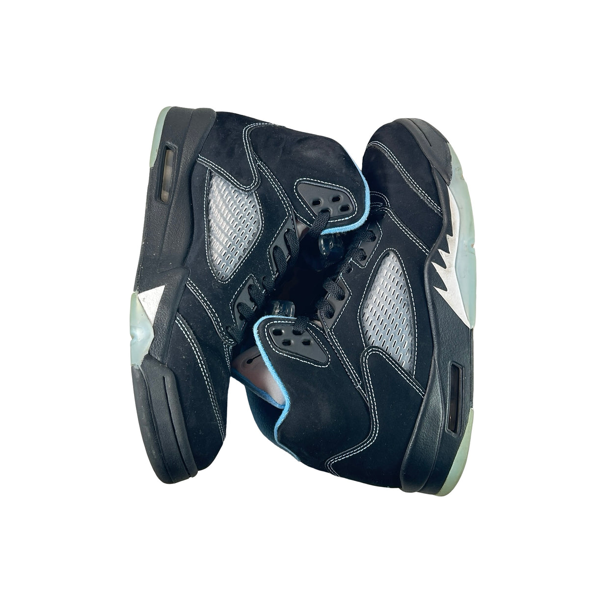 DD0587 008 Jordan 5 Retro Black University Blue (2026) [USED] - 8 M (Used2)