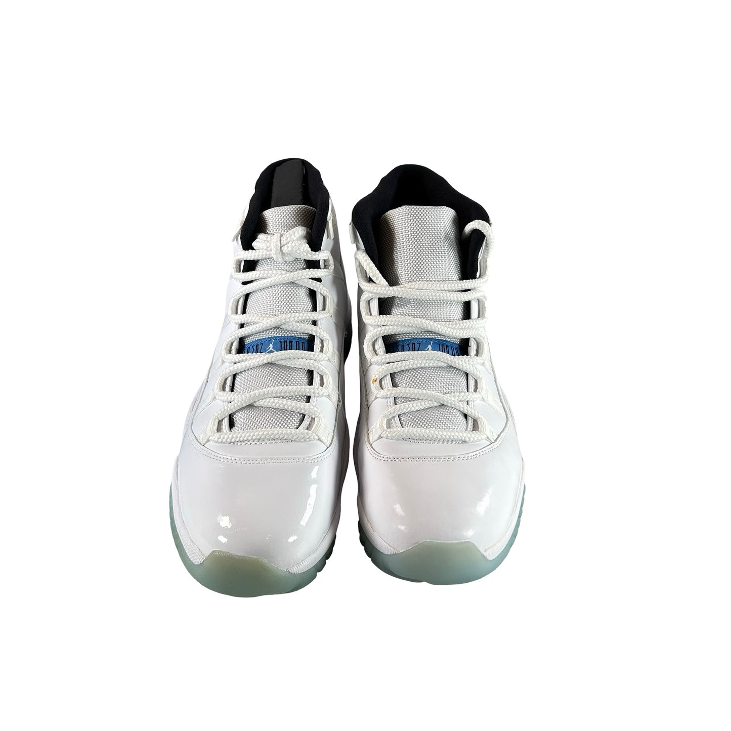 378037 117 Air Jordan 11 Retro Legend Blue (2014) - 10.5 M (Yellowing) (Glue Mark)