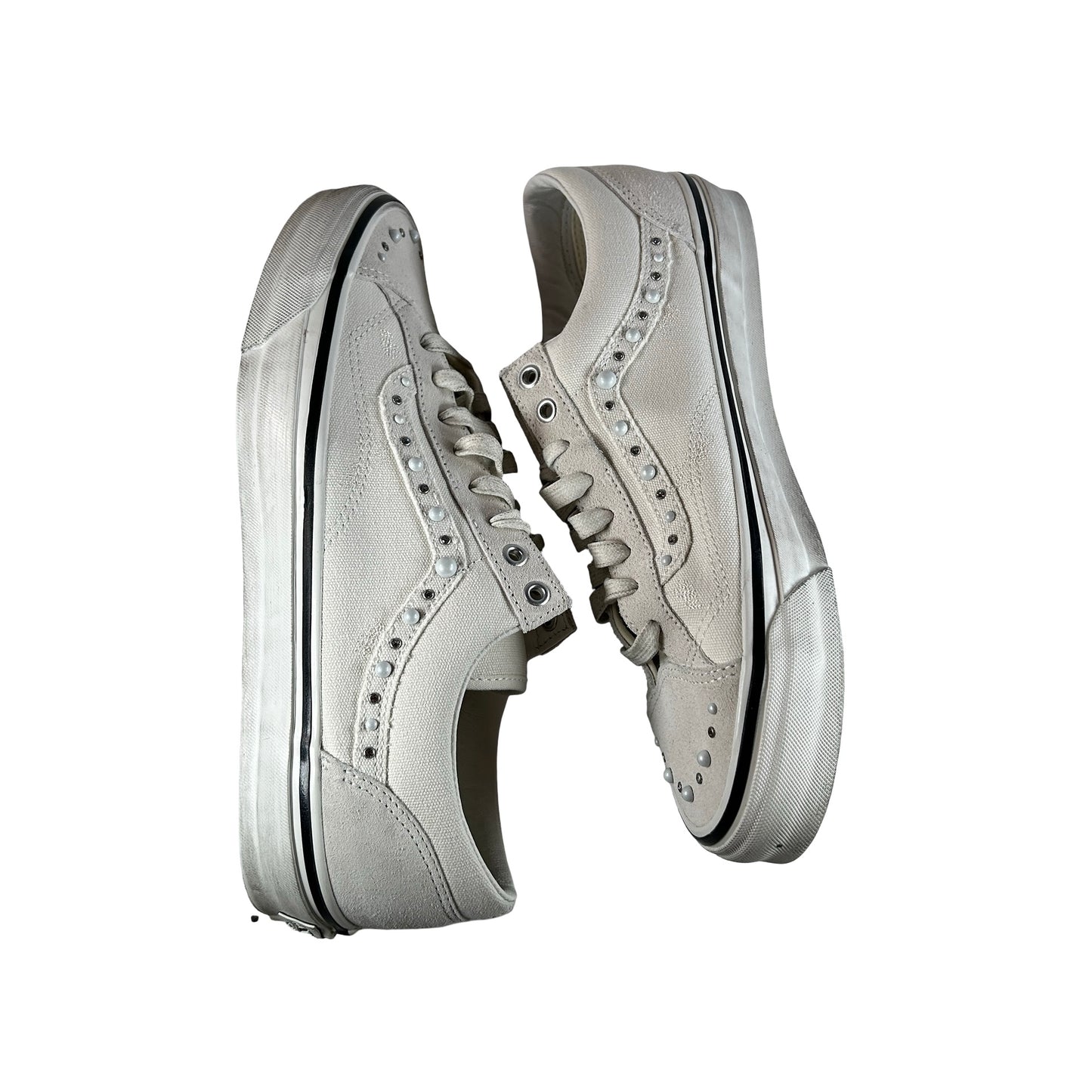 VN000E8VCCZ Vans OTW Old Skool 36 Pearlized Pack Marshmallow [USED] - 12 M (Used)