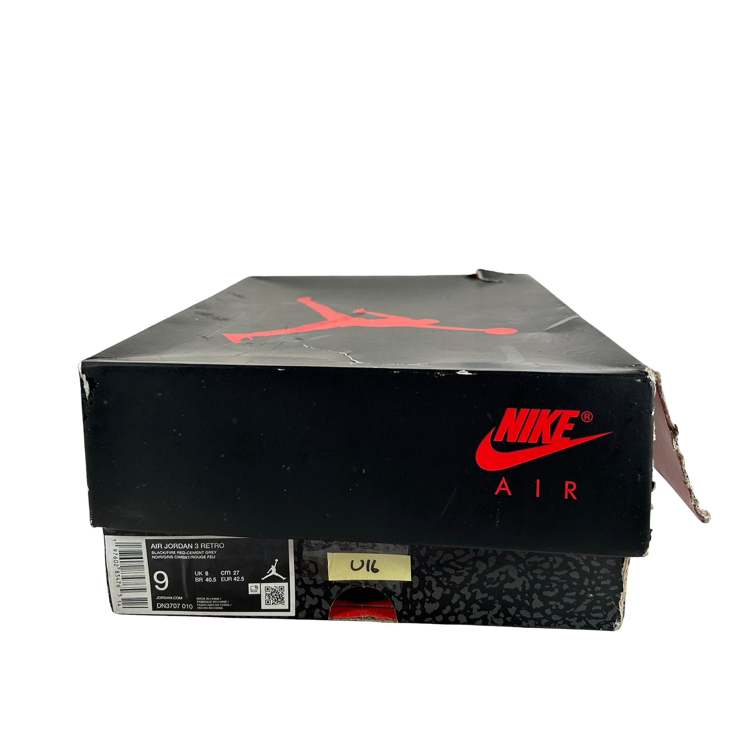 DN3707 010 Jordan 3 Retro Black Cement Reimagined (2024) [USED] - 9 M (Used16)