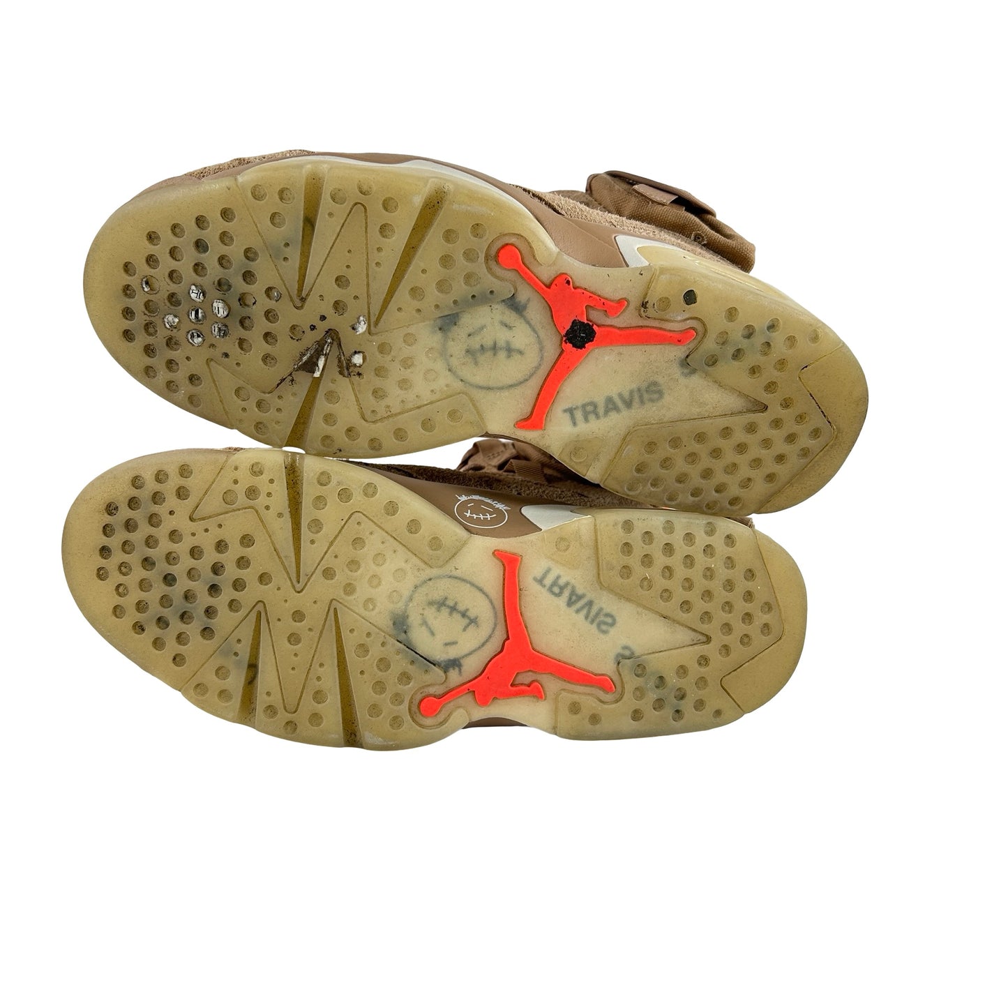 DH0690 200 Jordan 6 Retro Travis Scott British Khaki [USED] - 7 M (Used) (No Box)