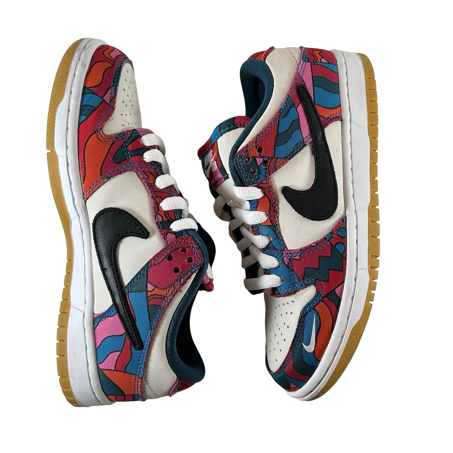 DH7695 600 Nike SB Dunk Low Pro Parra Abstract Art (2021) [USED] - 5 M (Used)