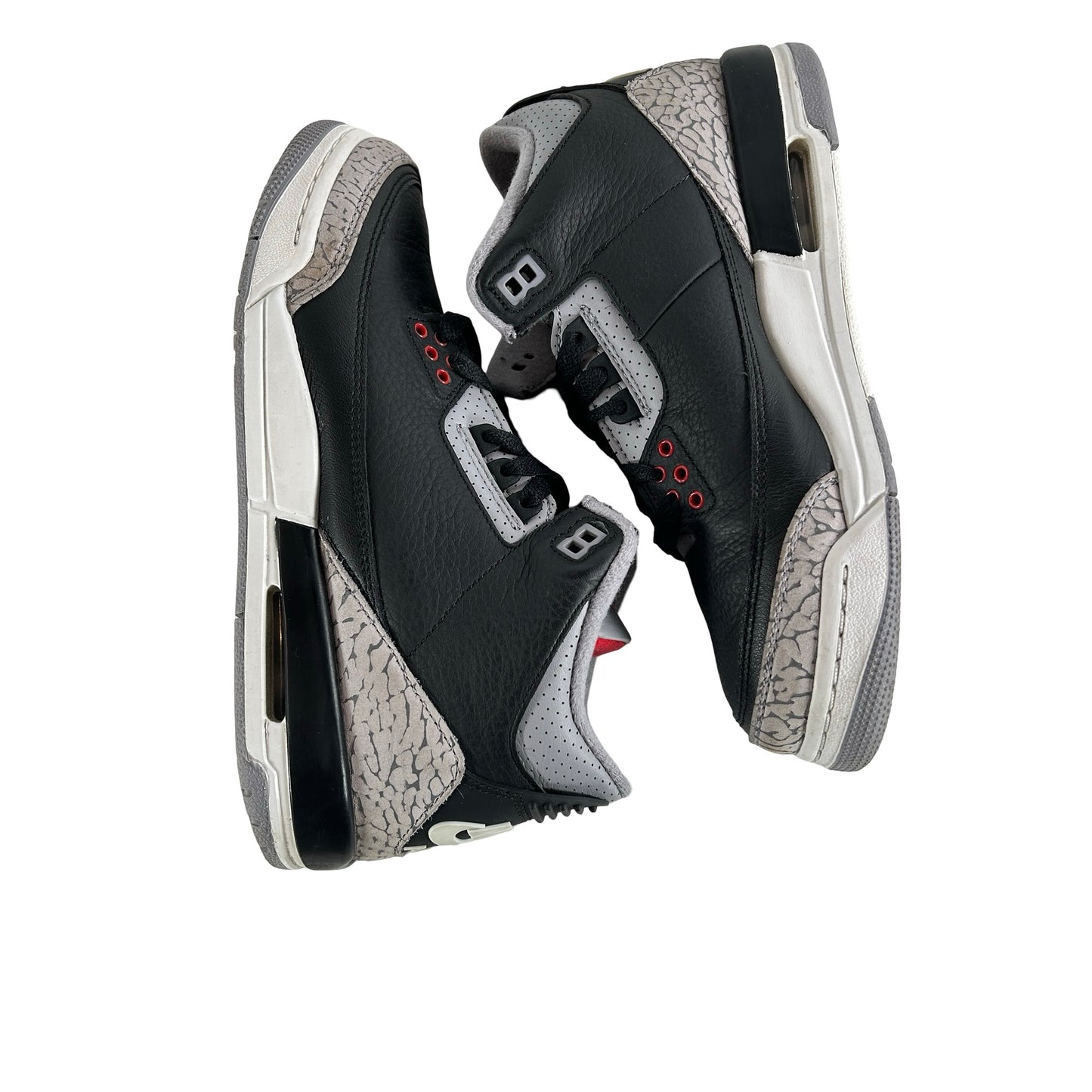 DM0967 010 Jordan 3 Retro Black Cement (2024) (GS) [USED] - 7 Y (Used) (No Box2)
