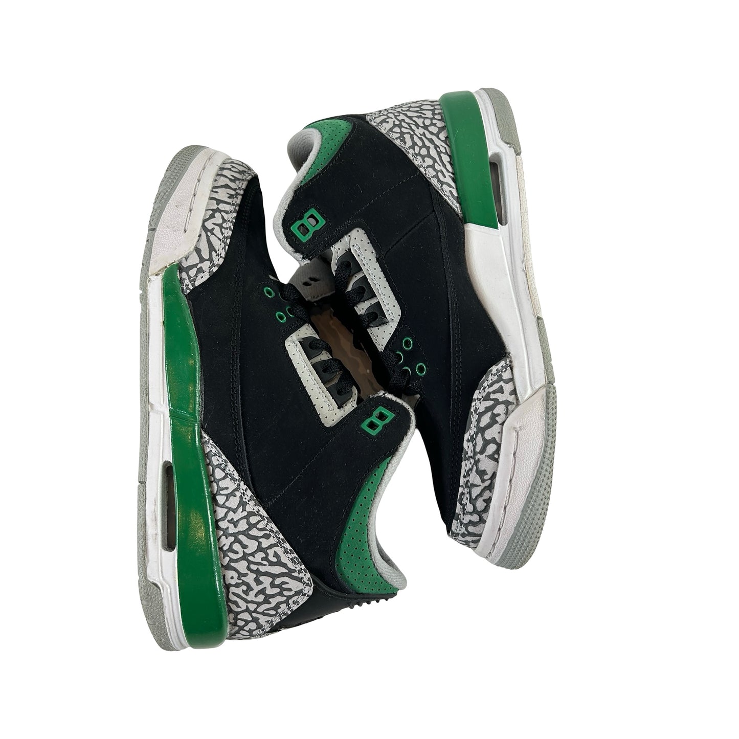 398614 030 Jordan 3 Retro Pine Green (GS) [USED] - 5 Y (Used) (Replace Box)