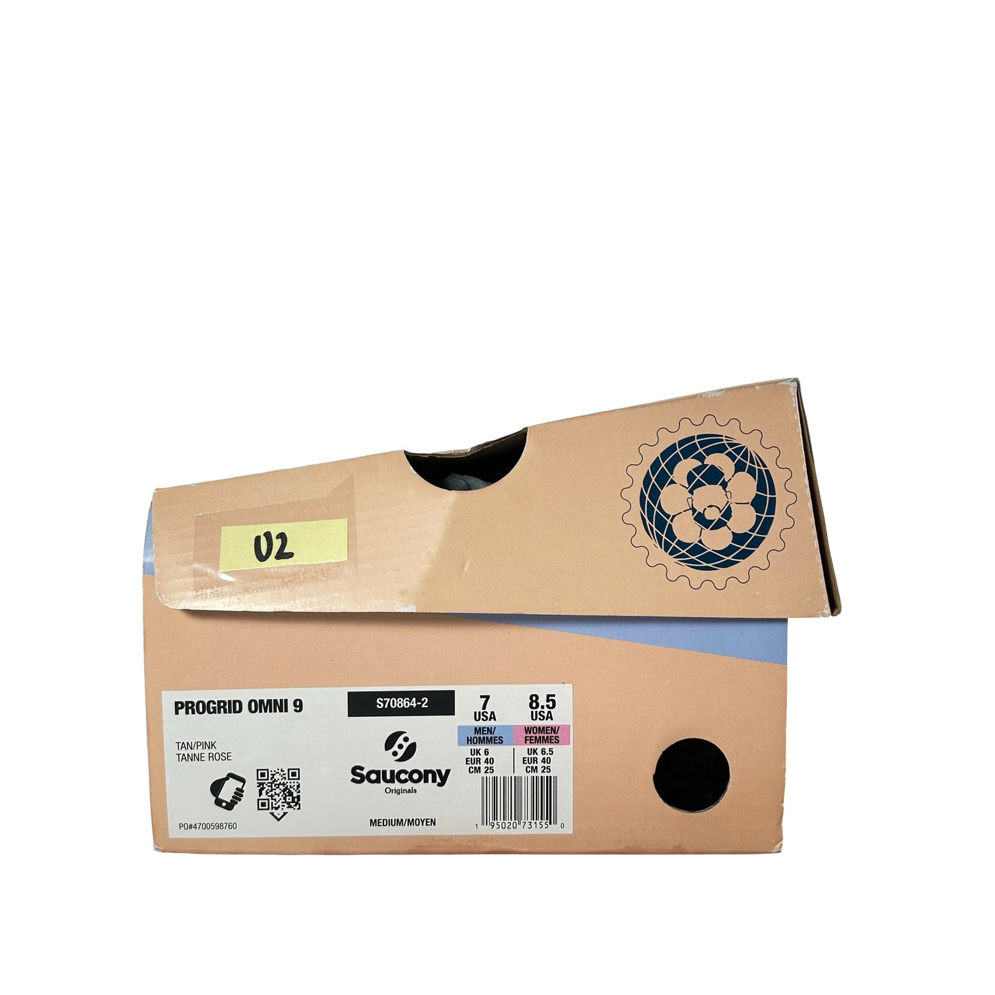 S70864 2 Saucony ProGrid Omni 9 Jae Tips To Do List Tan [USED] - 7 M (Used2)