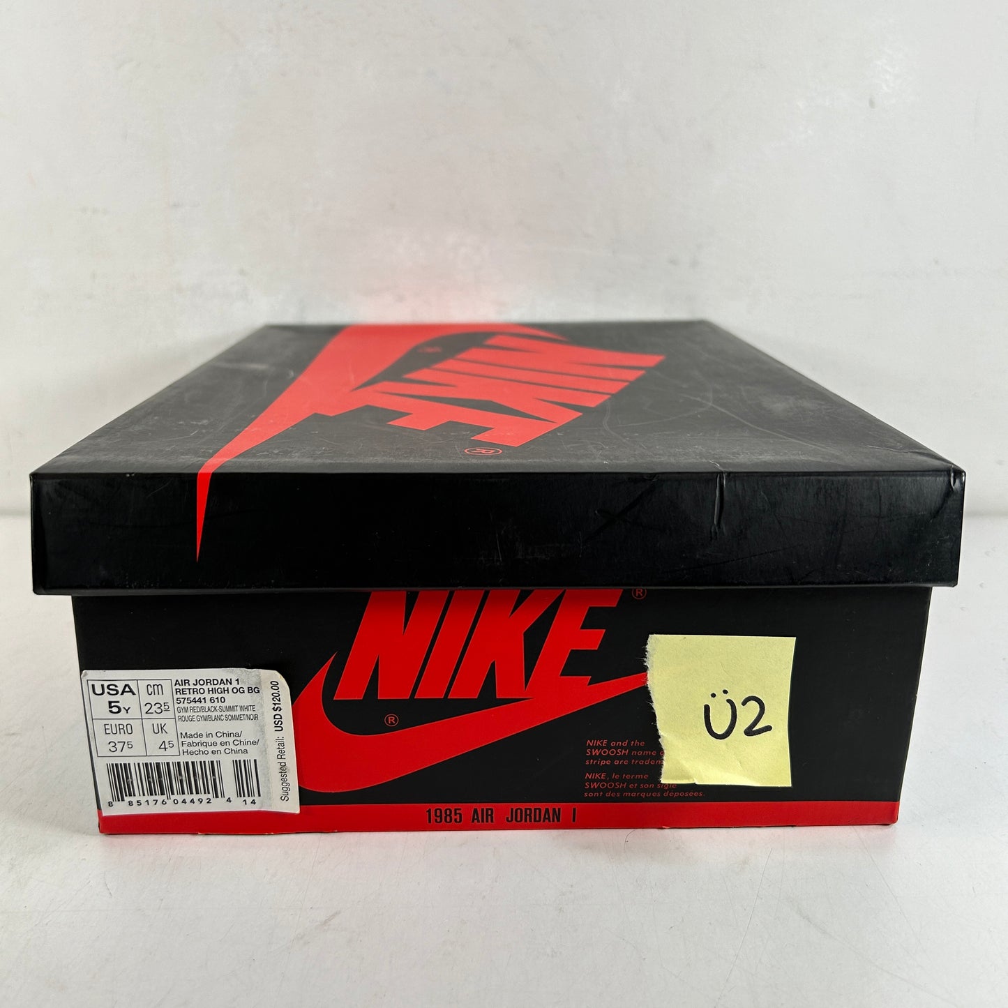 575441 610 Jordan 1 Retro High Bred Toe (GS) [USED] - 5 Y (Used2)