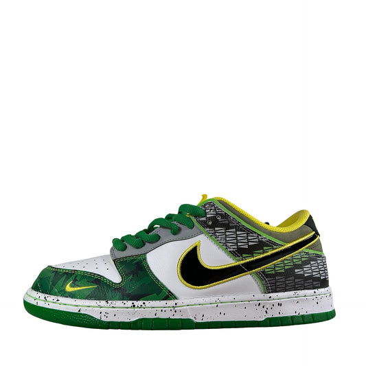HV1454 100  Nike Dunk Low What the Duck Away University of Oregon PE [USED] - 10.5 M (Used)