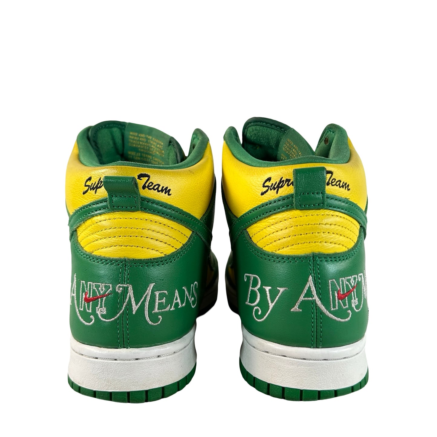 DN3741 700 Nike SB Dunk High Supreme By Any Means Brazil [USED] - 9 M (Used) (No Box)