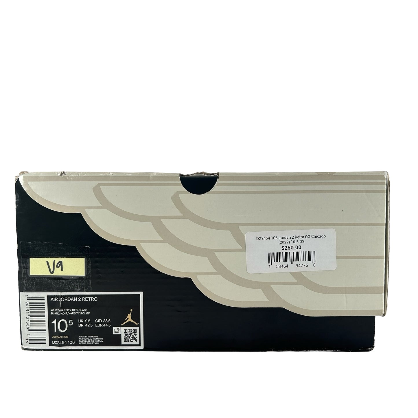 DX2454 106 Jordan 2 Retro OG Chicago (2022) [USED] - 10.5 M (Used9)