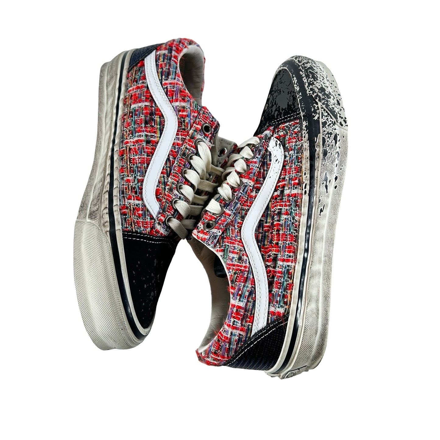 VN000D9VBOS Vans Premium Old Skool Charms Red Black [USED] - 7.5 M (Used)
