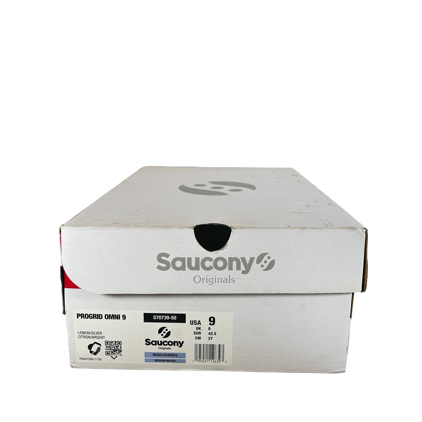 S707039 50 Saucony ProGrid Omni 9 Lemon Silver [USED] - 9 M (Used)
