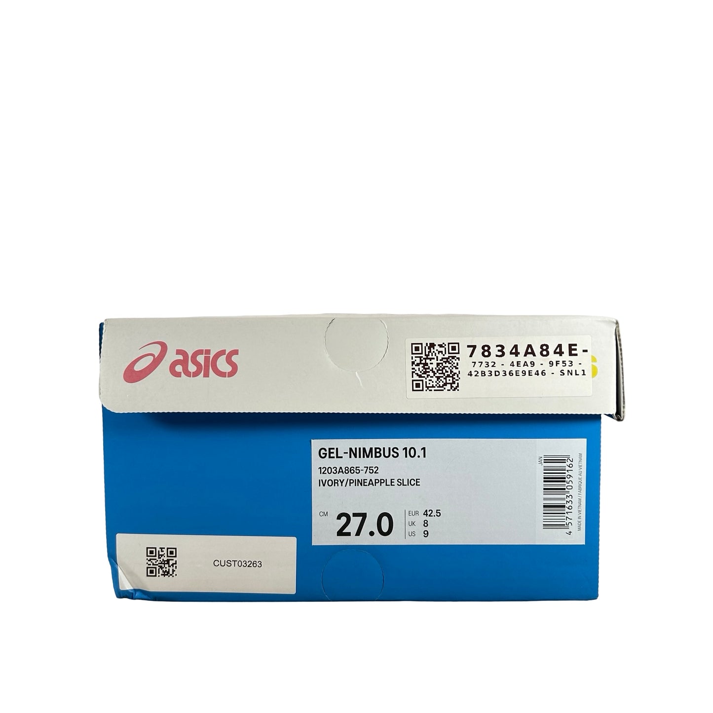 1203A865 752 ASICS Gel-Nimbus 10.1 Vandy The Pink x atmos Banana Split Banana [USED] - 9 M (Used)