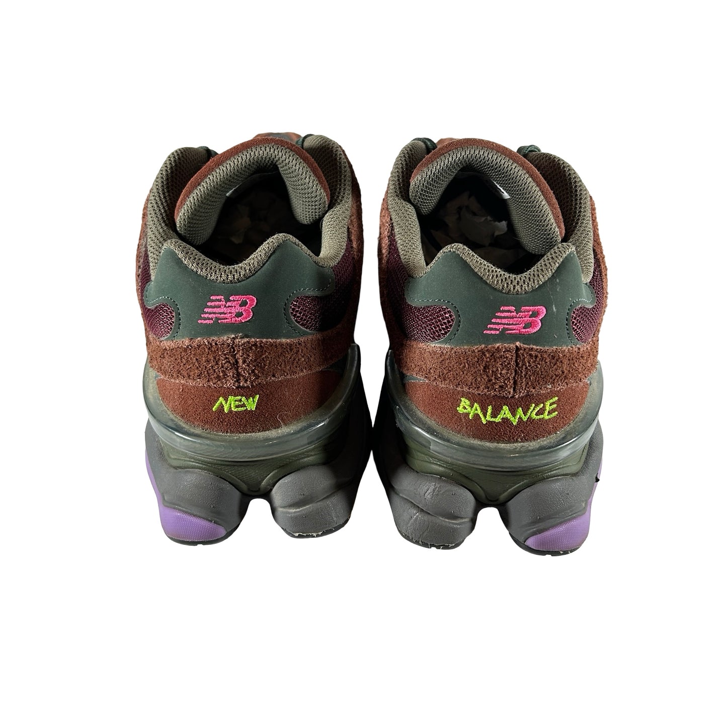 U9060BUR New Balance 9060 Rich Oak Burgundy [USED] - 9.5 M (Used)