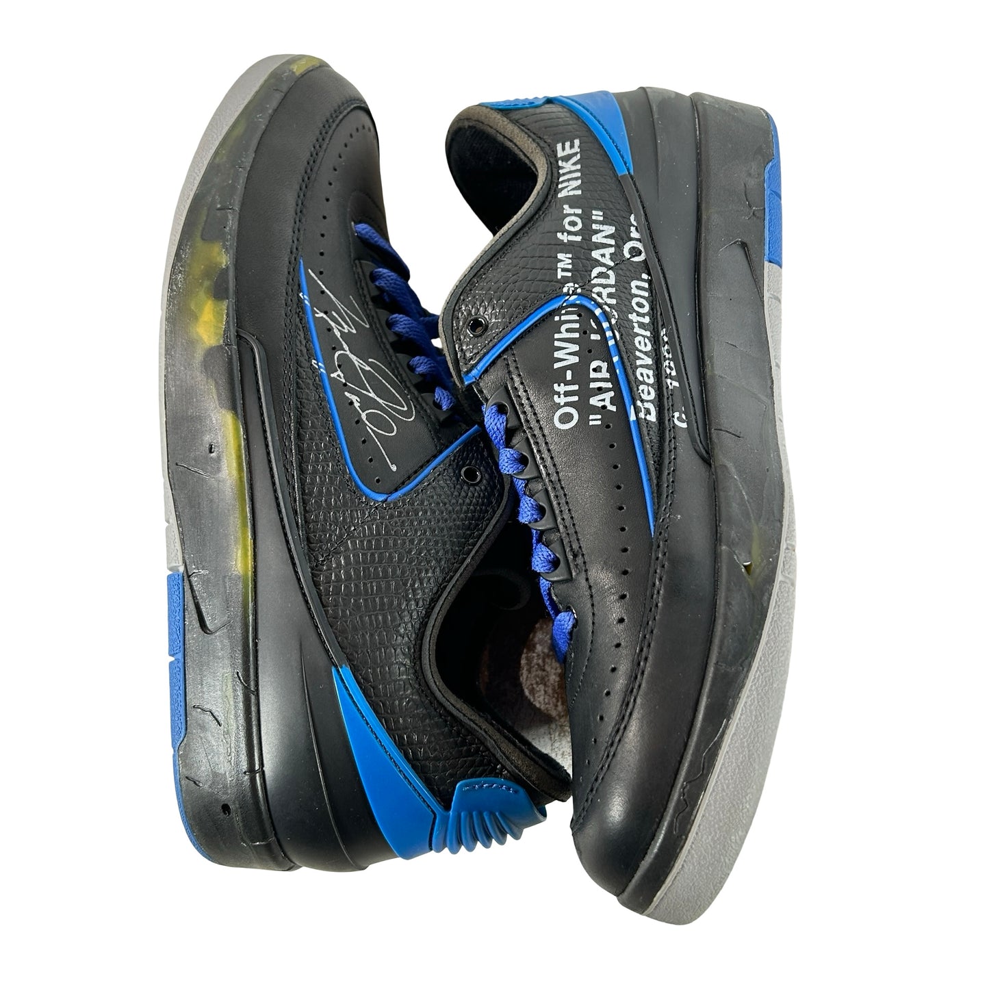 DJ4375 004 Jordan 2 Retro Low SP Off-White Black Blue [USED] - 9 M (Used2)