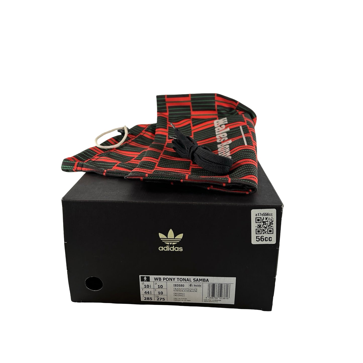 IE0580 adidas Samba Pony Tonal Wales Bonner Core Black [USED] - 10.5 M (Used)