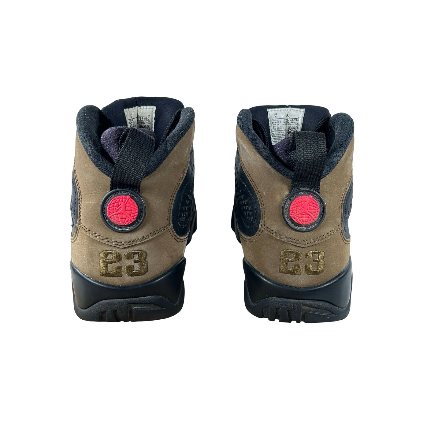 HV4794 030 Air Jordan 9 Retro Olive (2024) [USED] - 9 M (Used10)