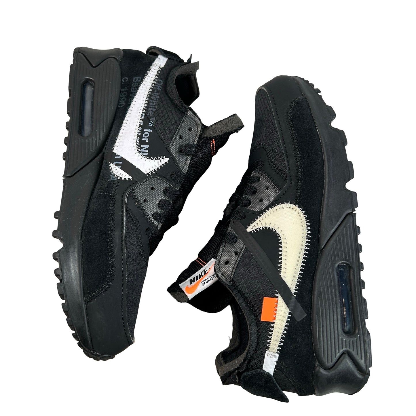 AA7293 001 Air Max 90 Off-White Black [USED] - 6 M (Used2)