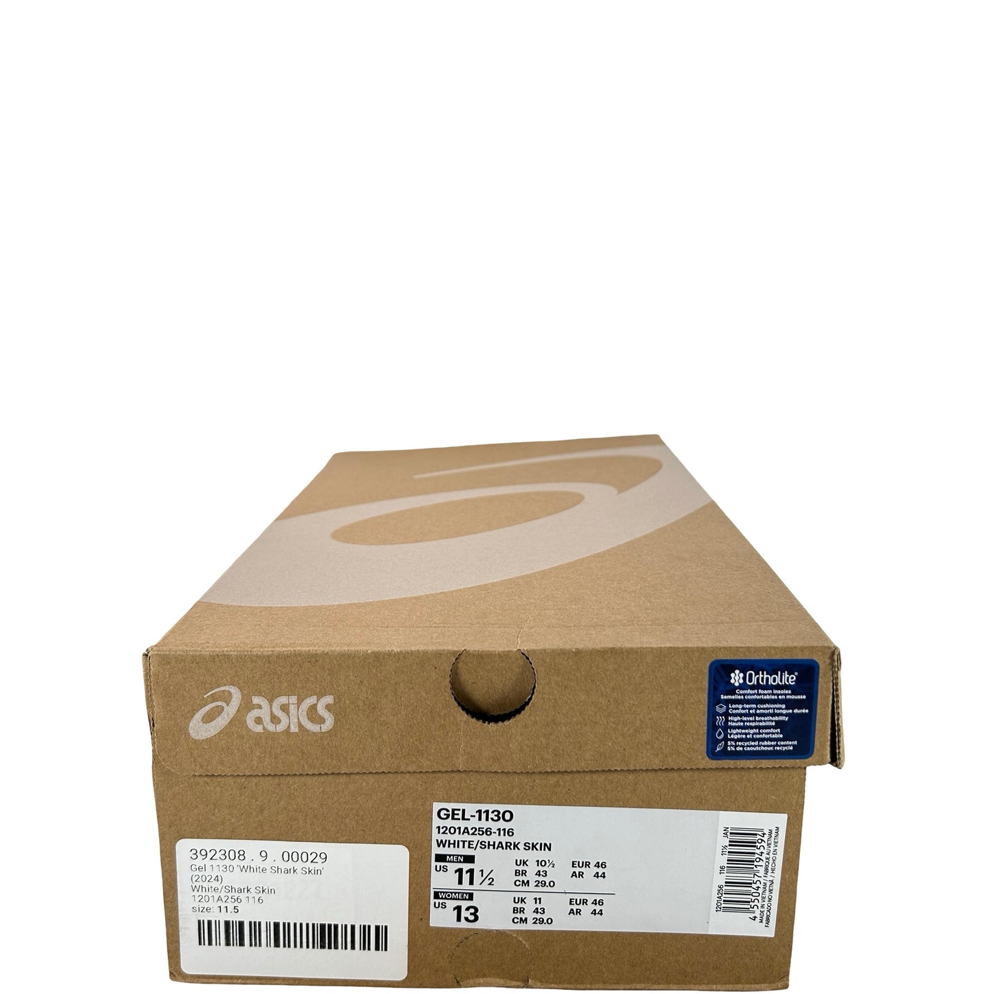 1201A256 116 ASICS Gel-1130 White Shark Skin [USED] - 11.5 M (Used)