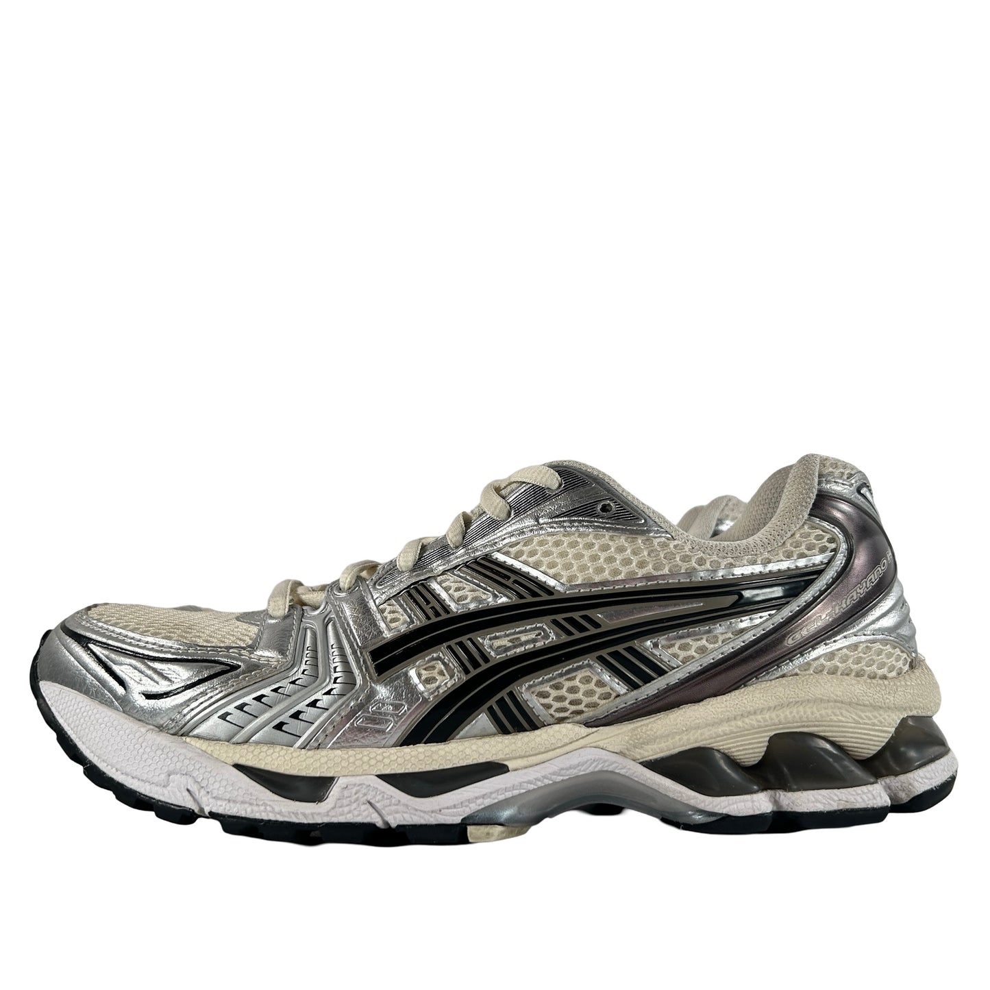 1201A019 108 ASICS Gel-Kayano 14 Cream Black Metallic Plum [USED] - 6 M (Used) (No Box)