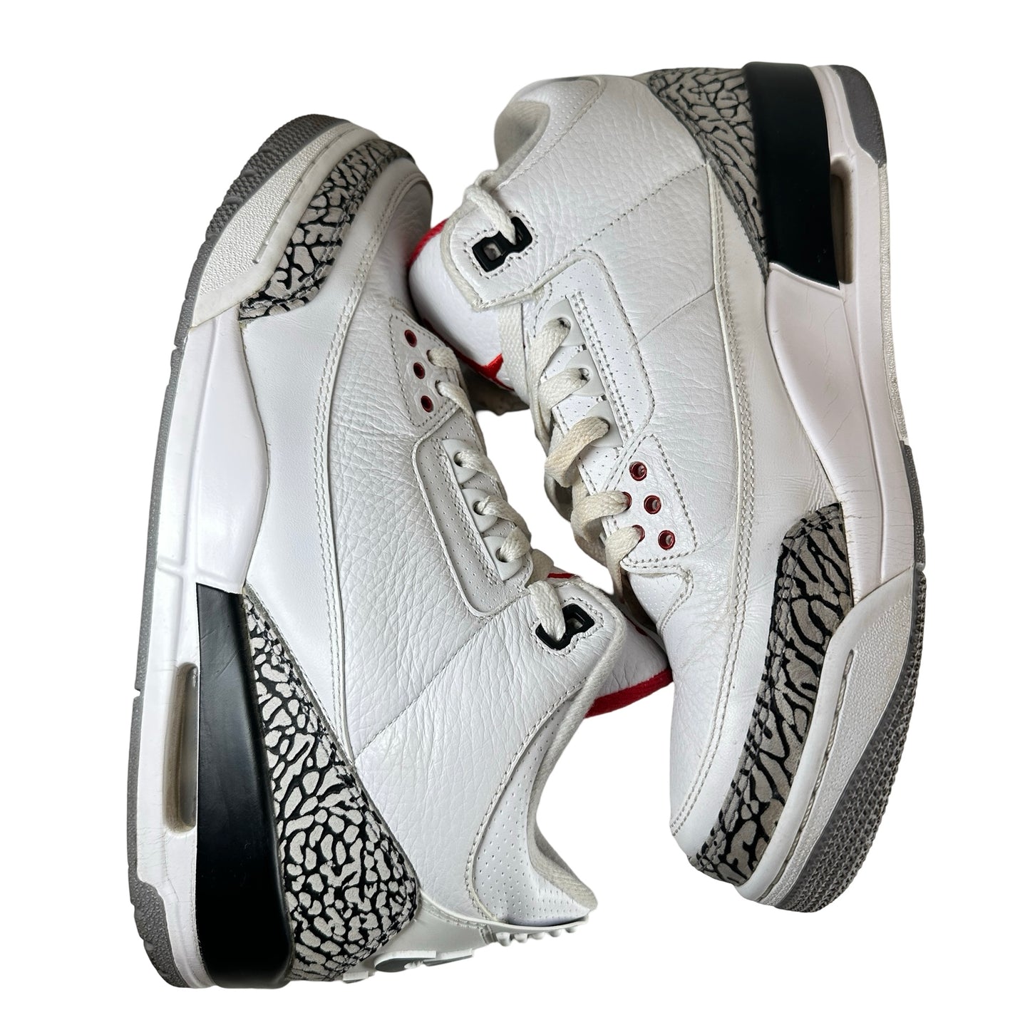 580775 160 Jordan 3 Retro White Cement '88 Dunk Contest (2013) - 9.5 M (Used)