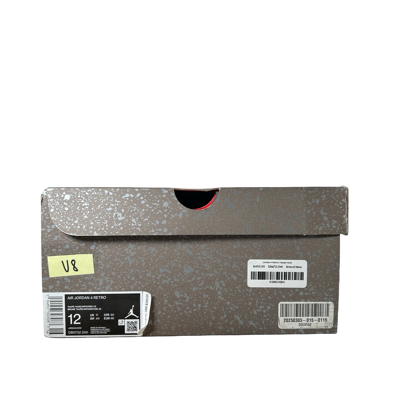 DB0732 200 Jordan 4 Taupe Haze [USED] - 12 M (Used8)