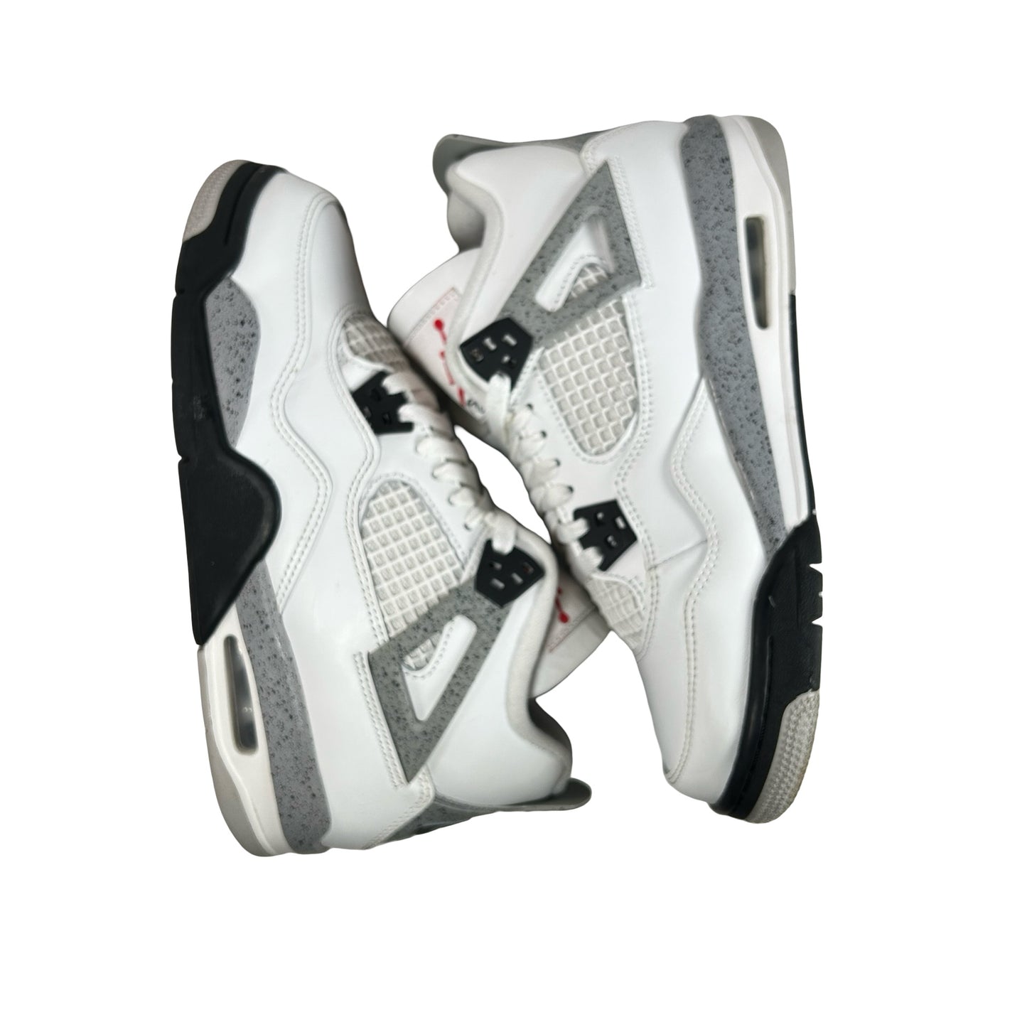 IB4171 100 Jordan 4 Retro White Cement (2025) (GS) [USED] - 7 Y (Used4)