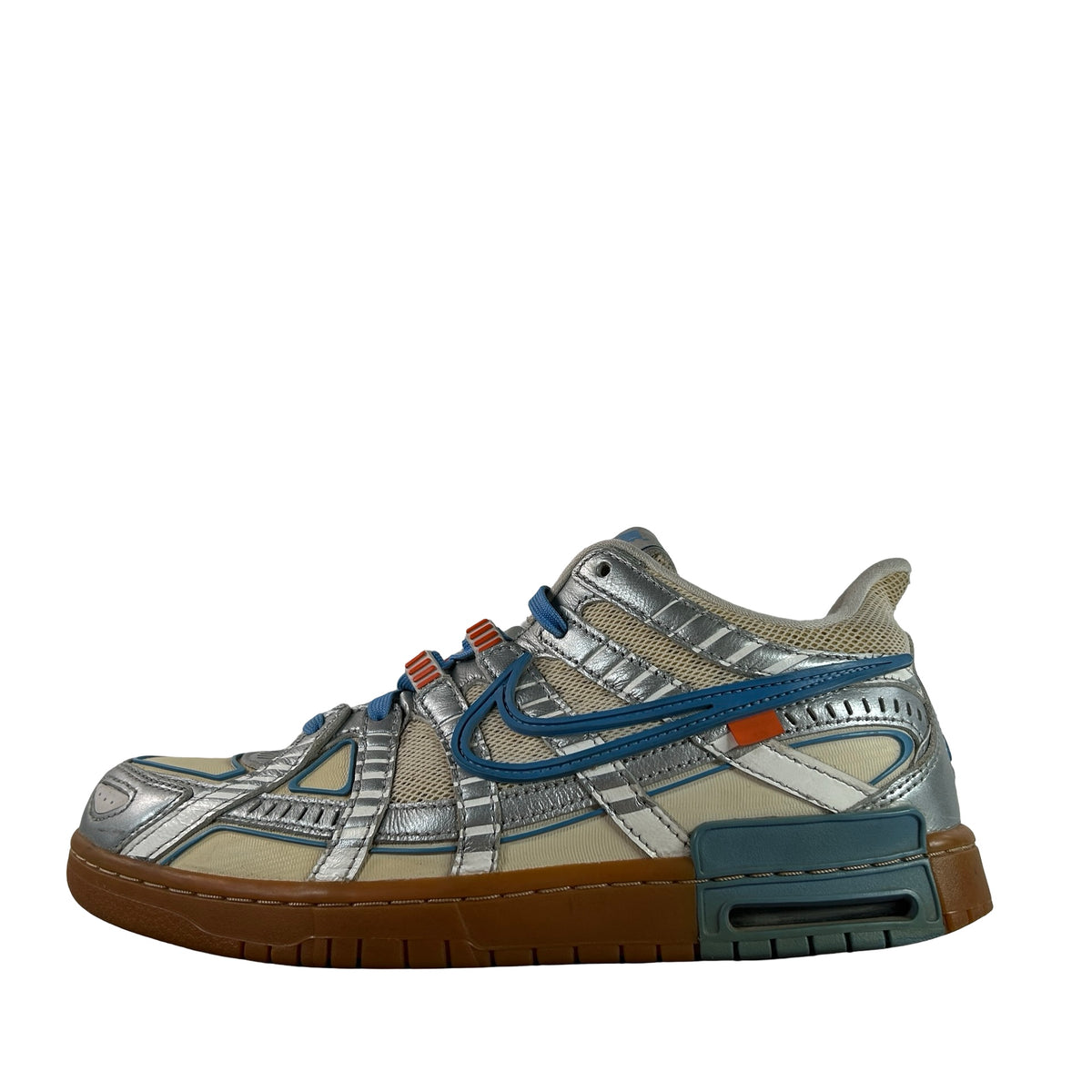CU6015 100 Nike Air Rubber Dunk Off-White UNC [USED] - 9 M (Used)