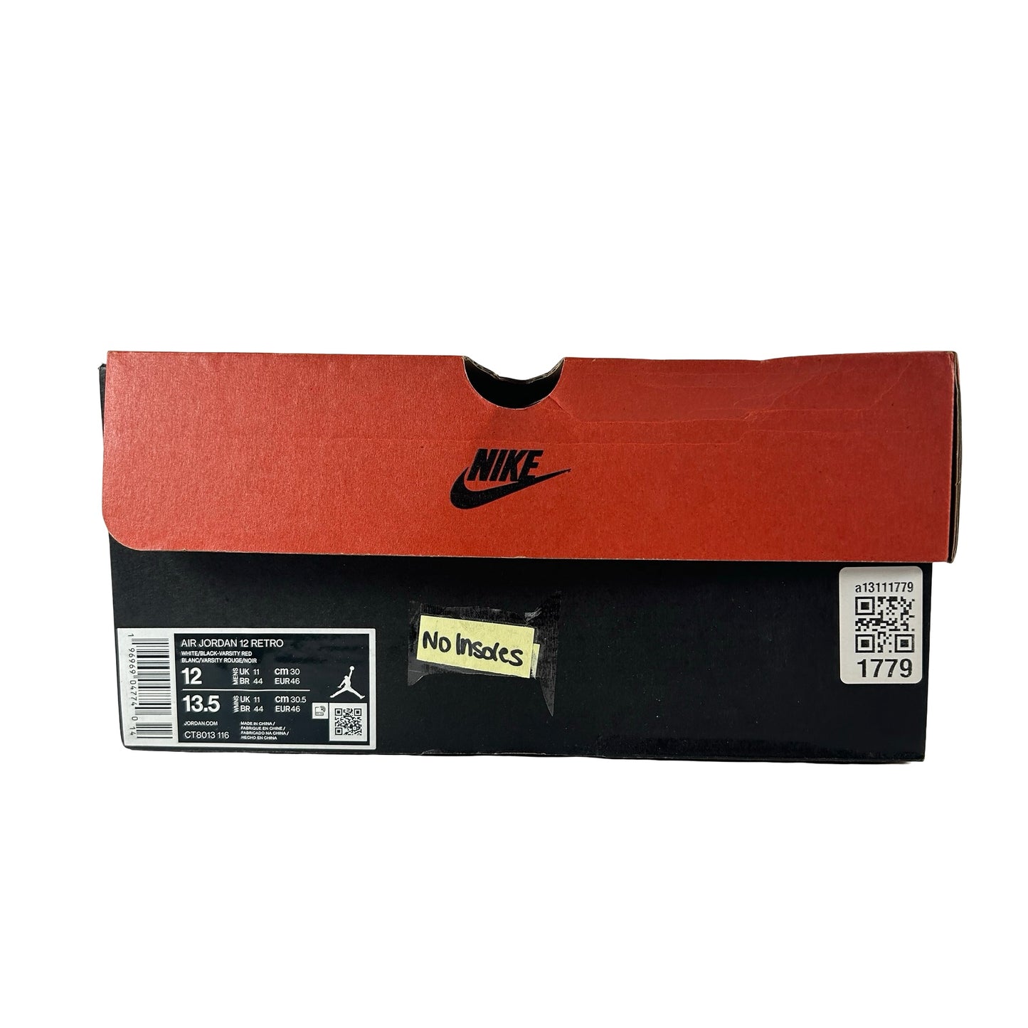 CT8013 116 Jordan 12 Retro Cherry (2023) [USED] - 12 M (Used) (No Insoles)