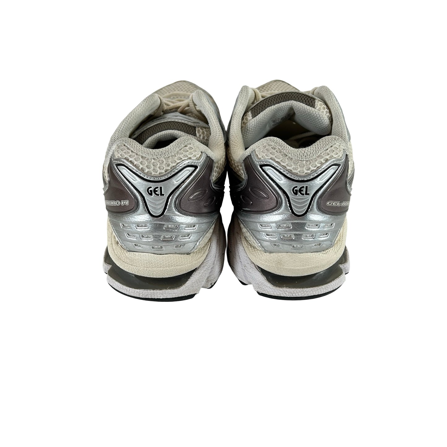 1201A019 108 ASICS Gel-Kayano 14 Cream Black Metallic Plum [USED] - 8.5 M (Used6)
